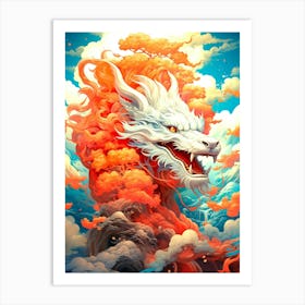 Dragon In The Sky 6 Art Print