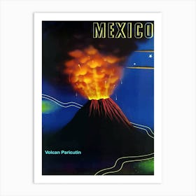 Mexico, Volcano Pericutin Eruption Art Print