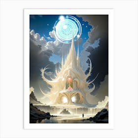 Celestial Spire Of Eternity Art Print