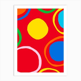 Colorful Circles 1 Art Print