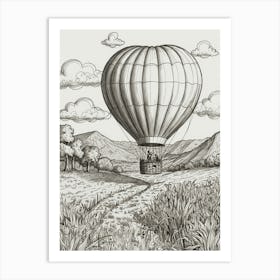 Hot Air Balloon 5 Art Print