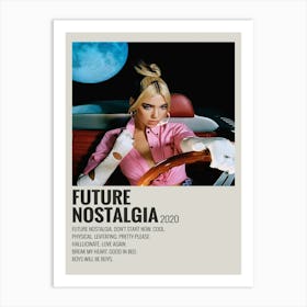 Future Nostalgia 2020 Poster Decor 2 Art Print