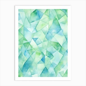 Abstract Watercolor Pattern Art Print