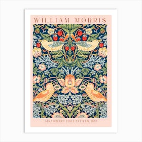 William Morris Strawberry Three Pattern 1 Art Print