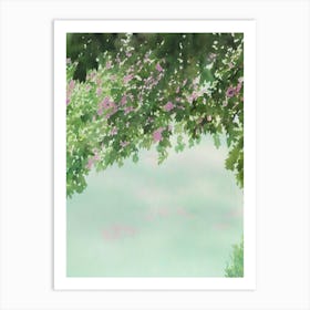 Peneda Water Colour Poster Art Print