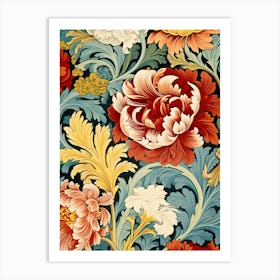 Floral Pattern 55 Art Print