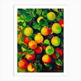 Gooseberry Fruit Vibrant Matisse Inspired Painting Fruit Art Print