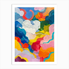 'Clouds' 6 Art Print