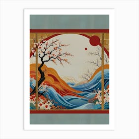 Japanese Landscape 4 Art Print