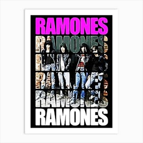 Ramones band music Art Print