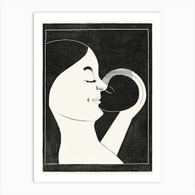 Mother And Child (1929), Samuel Jessurun Art Print