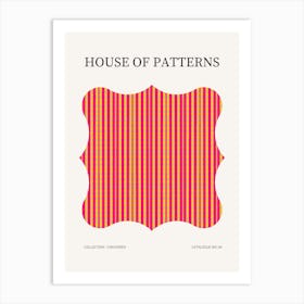 Checkered Pattern Poster 4 Art Print