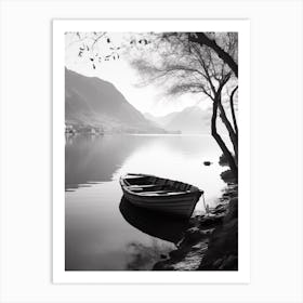 Kotor, Montenegro, Black And White Old Photo 2 Art Print