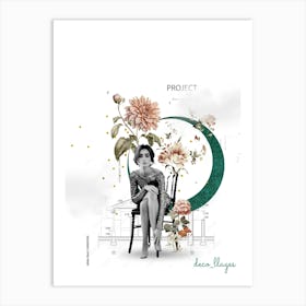 La lune Art Print