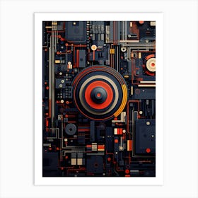 Circuit Board Art Print