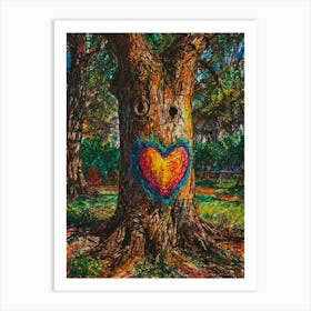 Heart Tree 1 Art Print