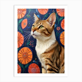 Bengal Cat Art Print