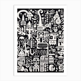 Cityscape 2 Art Print