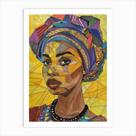 African Woman 208 Art Print