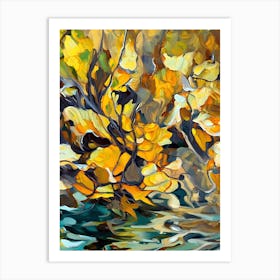 Autumn Leaves One Art Print