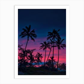 Tropical Dusk Art Print