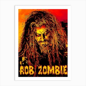 Rob Zombie Art Print