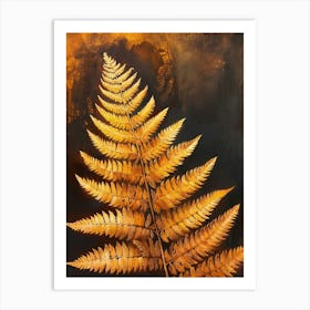 Cinnamon Fern Painting 2 Art Print