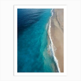 Aerial View Of A Beach 62 Art Print