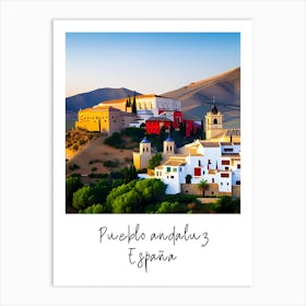 Andalusian Village, Spain 6 Art Print