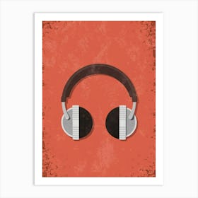 Headphones Vector Art Print