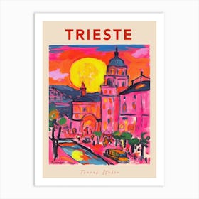 Trieste 2 Italia Travel Poster Art Print