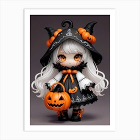 Halloween Witch Doll 2 Art Print