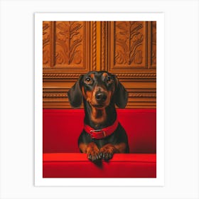 A Dachshund Dog 6 Art Print