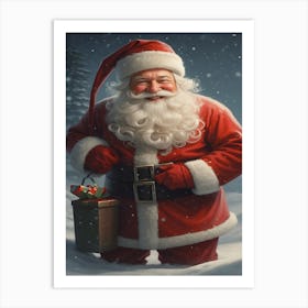 Santa Claus Art Print