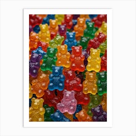 Gummy Bears Art Print