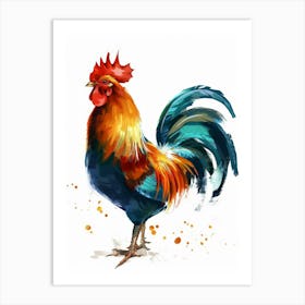 Rooster 12 Art Print