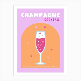 Champagne Cocktail Art Print