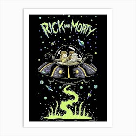 Rick And Morty 1 Art Print