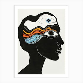 Woman'S Head 17 Art Print