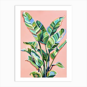 Banana Plant Art Print