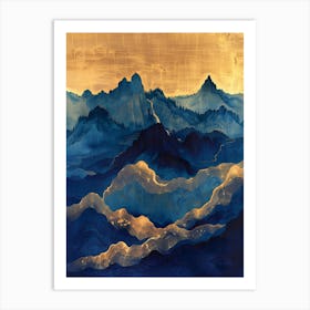 Sunrise Over The Mountains 10 Art Print