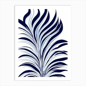 Yucca Stencil Style Art Print