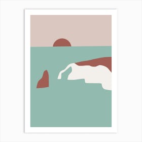 Minimal Seascape Art Print