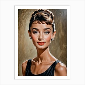 Audrey Hepburn 1 Art Print