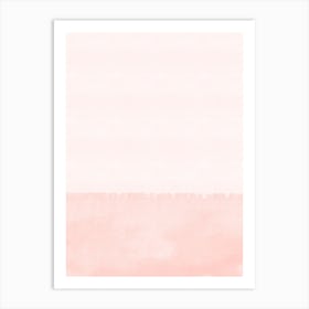 Abstract Blush Art Print