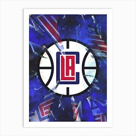 Los Angeles Clippers 1 Art Print