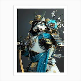 Stormtropper As A Vintagepunk Samurai 14 Art Print