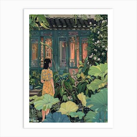 In The Garden Yuyuan Garden China 1 Art Print