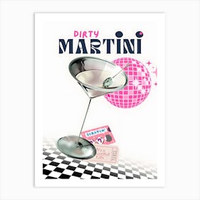 Dirty Martini 2 Art Print