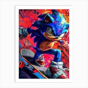 Sonic The Hedgehog Art Print